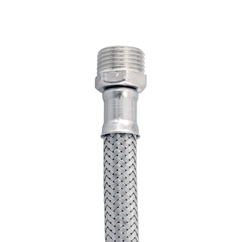 Flessibile in acciaio inox 1/2" m - 1/2" f Idrobric H0226AXXX