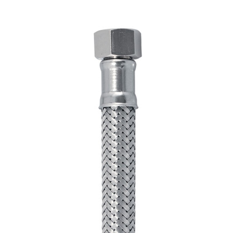 Flessibile in acciaio inox 1/2" m - 3/8" f Idrobric H0226CXX