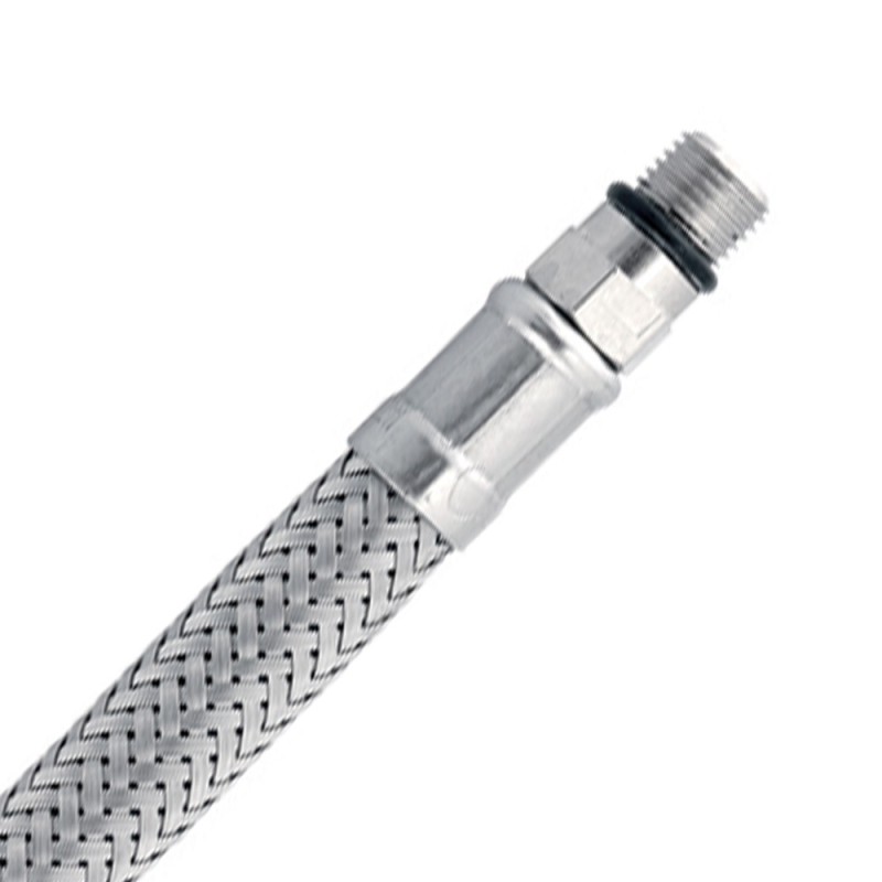 Flessibile in acciaio inox m10x1 - 3/8"f Idrobric H0207CXX