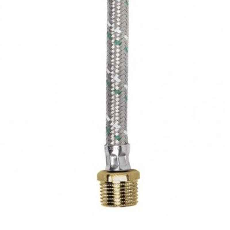 Attacchino flessibile inox interno in silicone maschio - femmina Idrobric PLAATT01XXSI