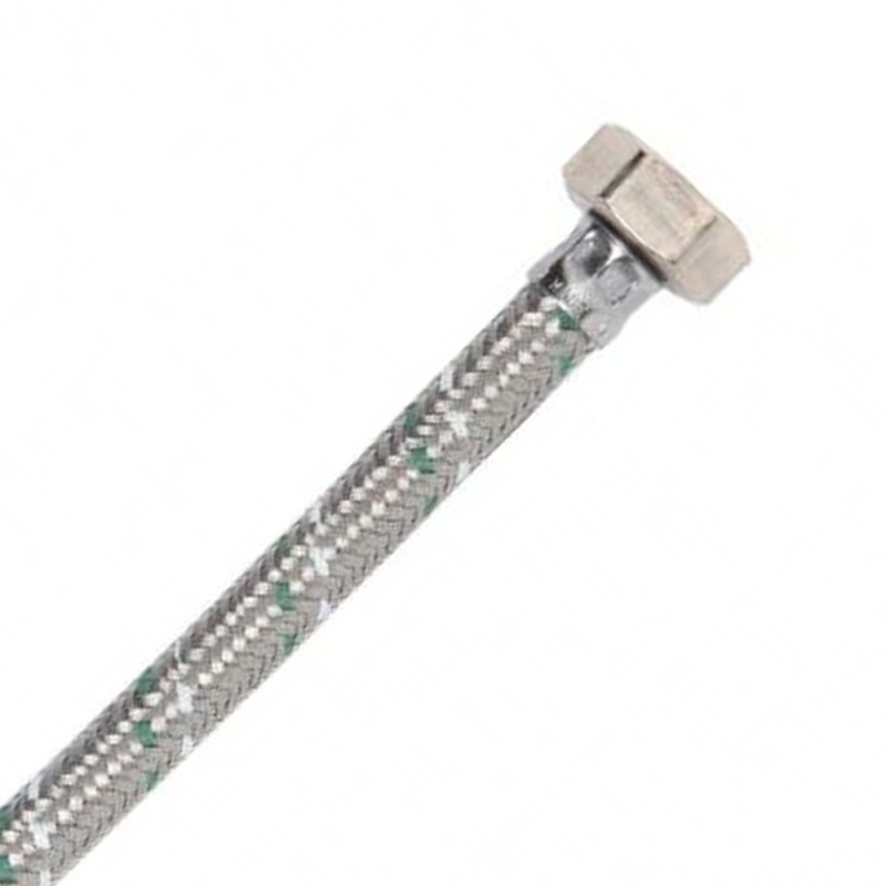 Attacchino flessibile inox interno in silicone maschio - femmina Idrobric PLAATT01XXSI