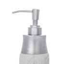 Dispenser bianco/argento in resina - serie damasco Aquasanit QD6120WK