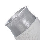 Bicchiere bianco/argento in resina - serie damasco Aquasanit QD6100WK