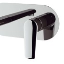 Miscelatore lavabo da incasso con piastra orizzontale serie vanity Remer V15