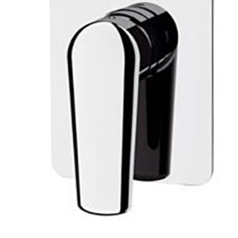 Miscelatore incasso vasca/doccia con deviatore 2 posizioni su piastra unica serie vanity Remer V92