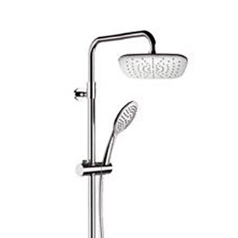 Colonna doccia con soffione ultrapiatto, colonna, doccino e miscelatore - serie vanity Remer V37A5P3AD20