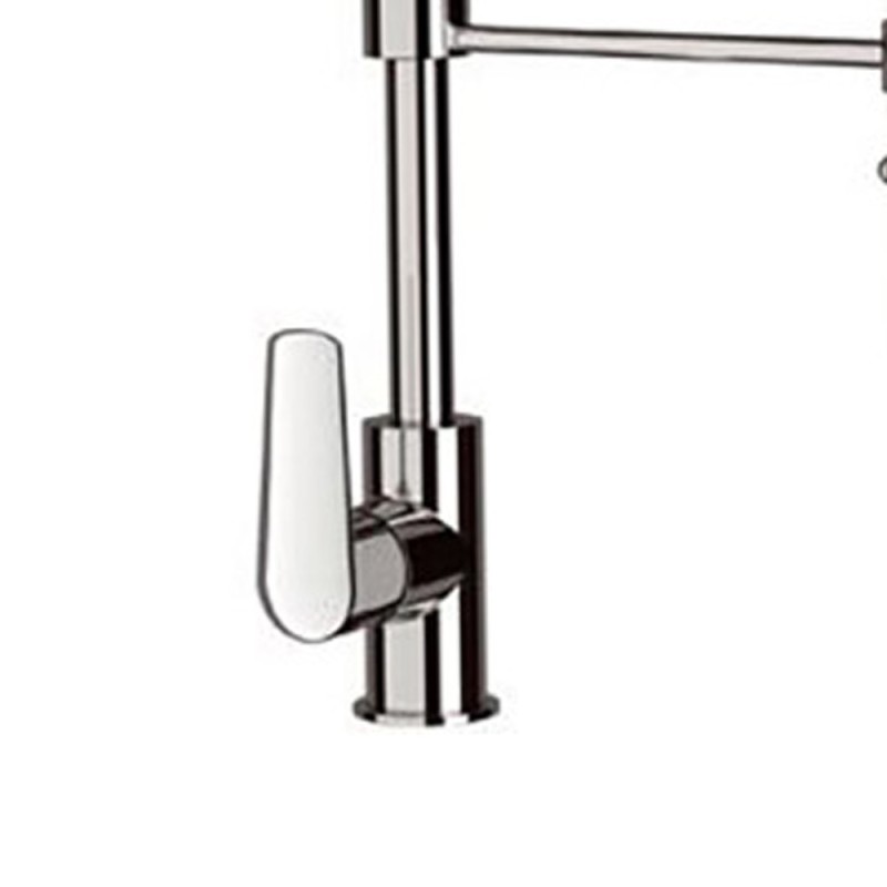 Rubinetto cucina con doccetta sganciabile ed orientabile a due funzioni serie vanity Remer V77E