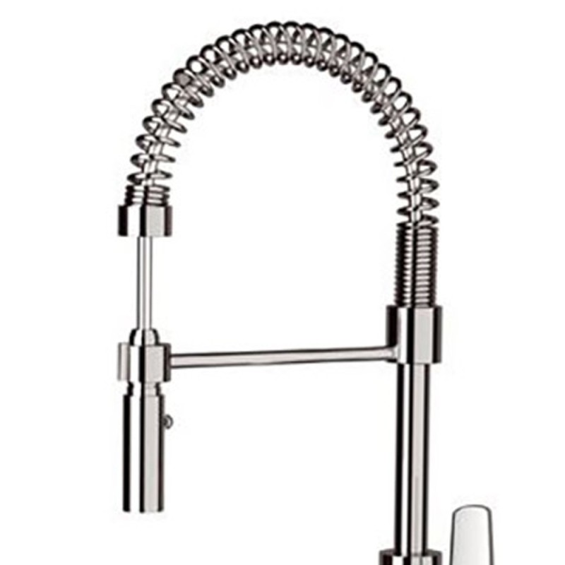 Rubinetto cucina con doccetta sganciabile ed orientabile a due funzioni serie vanity Remer V77E