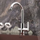 Rubinetto lavello cucina a tre vie di ingresso - serie vanity Remer V79DW