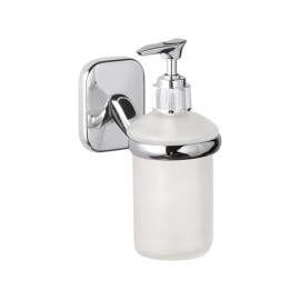 Dispenser da muro in vetro bianco sabbiato - serie suite Remer SU13