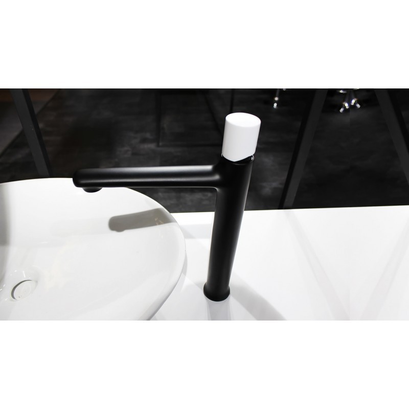 Miscelatore lavabo alto con click clack e scarico troppo pieno - serie fusion Daniel Rubinetterie FU607CR