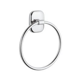 Portasalvietta da muro ad anello cromato - serie suite Remer SU44