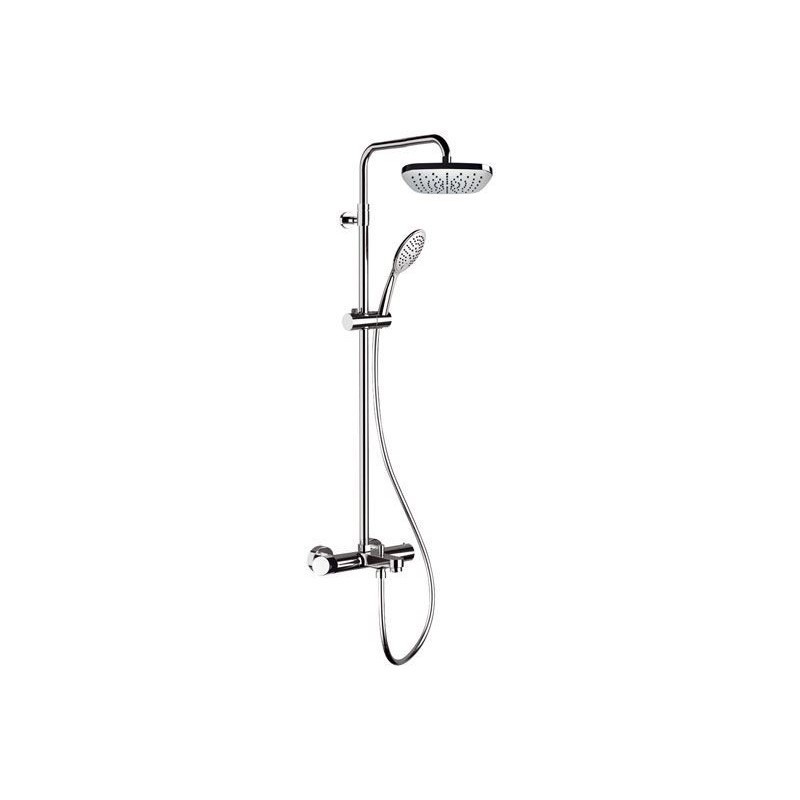 Colonna doccia elegante con design arrotondato serie Fusion Daniel Rubinetterie FU636DAAD20