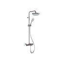 Colonna doccia elegante con design arrotondato serie Fusion Daniel Rubinetterie FU636DAAD20