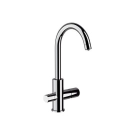 Miscelatore lavello a 3 vie di ingresso con bocca girevole serie Fusion Daniel Rubinetterie FU679DWCR