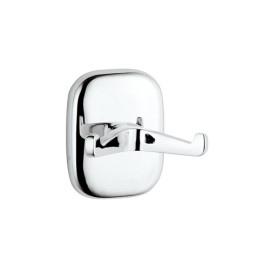 Appendino da muro doppio cromato - serie suite Remer SU50