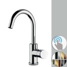 Miscelatore touch me lavello, monoforo 90° Daniel Rubinetterie FUT618CCR