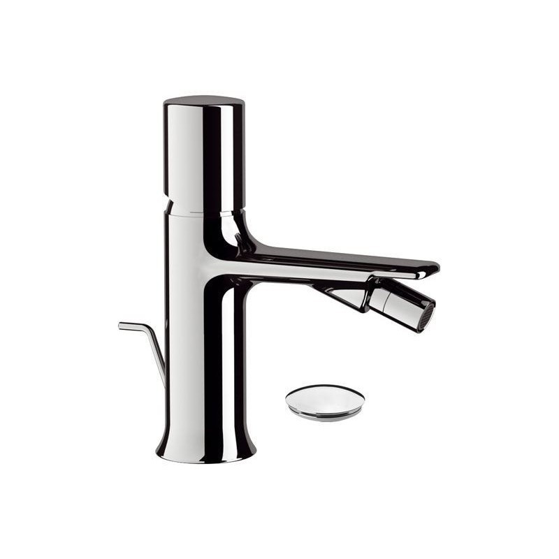 Miscelatore bidet con scarico - serie fusion Daniel Rubinetterie FU604CR Miscelatore bidet con scarico - serie fusion Daniel Rubinetterie FU604CR
