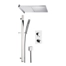 Set doccia con soffione a parete 50x50 serie 5th Avenue Mariani Rubinetterie 17AAV5P3SR003
