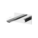 Miscelatore per lavabo a parete su piastra unica serie 5th Avenue Mariani Rubinetterie 565AV5L