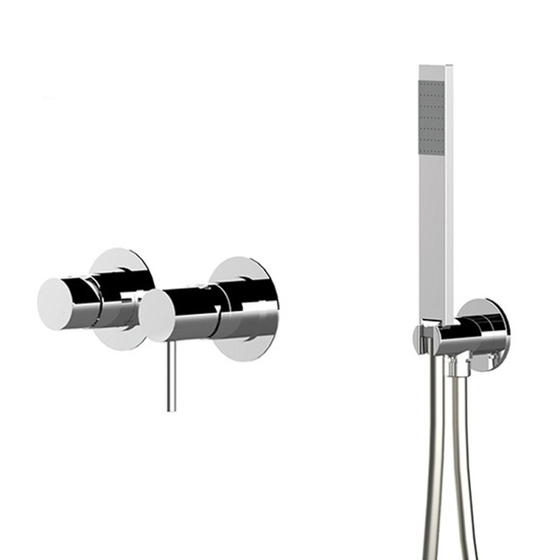 Set doccia con soffione 20x20 serie 5th Avenue Mariani Rubinetterie 17CAV5QX20
