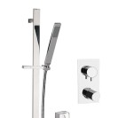 Set doccia con miscelatore e soffione a parete serie 5th Avenue Mariani Rubinetterie 17AAV5P3SR005