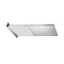 Set doccia con soffione a parete 50x20 in acciaio inox serie 5th Avenue Mariani Rubinetterie 17BAV5P3SR003