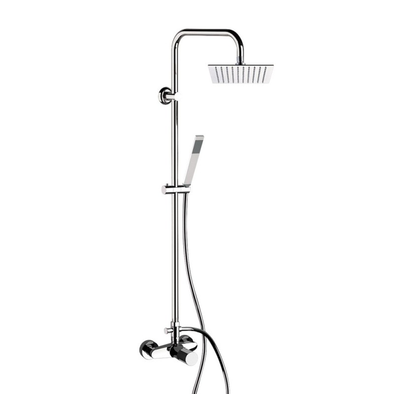 Colonna doccia con miscelatore e soffione inox serie 5th Avenue Mariani Rubinetterie 259AV5XQX25