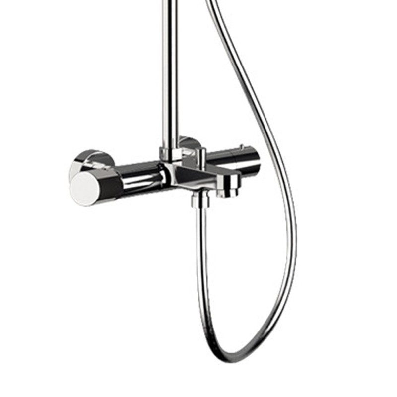 Colonna doccia con miscelatore e soffione 25x25 serie 5th Avenue Mariani Rubinetterie 260AV5XQX25