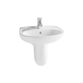 Lavabo da 45 cm con semicolonna in ceramica - serie Normus Vitra SFUCER0815LA-SFUCER0707SC