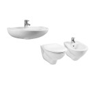 Set sanitari sospesi con lavabo 60 cm - Serie Normus Vitra wblnormussosp Set sanitari sospesi con lavabo 60 cm - Serie Normus Vitra wblnormussosp