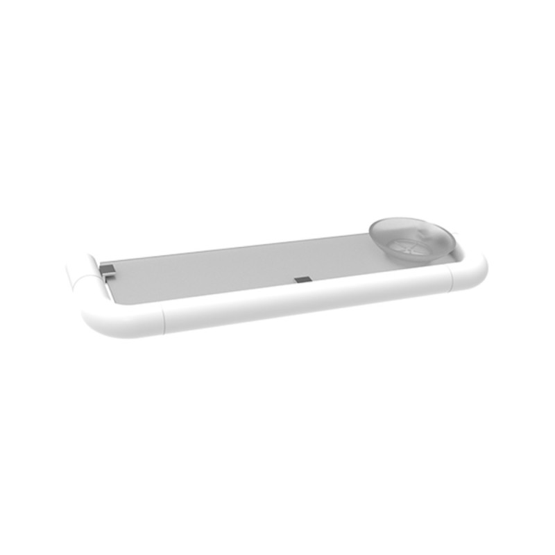 Mensola con porta sapone bianca Goman AN-B164/01