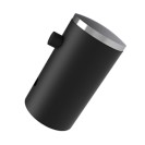 Appendiabiti singolo nero opaco e cromato - Serie Mia Goman B0105/31