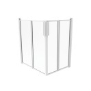 Box doccia 80X80 cm H.100 cm in polyglass Goman D0146C/01