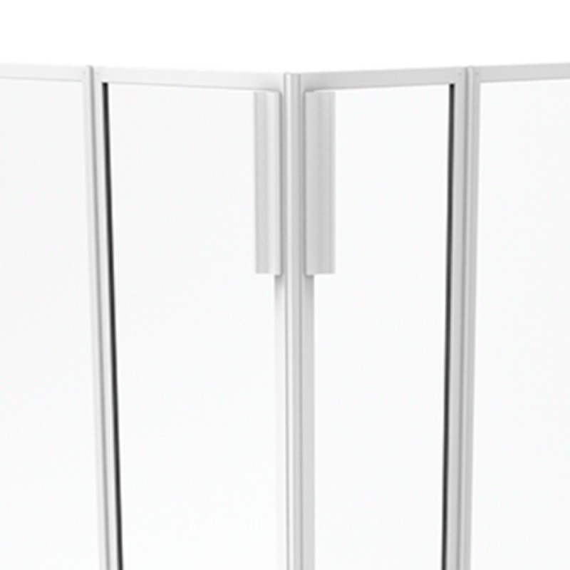 Box doccia 80X80 cm H.100 cm in polyglass Goman D0146C/01