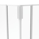 Box doccia 80X80 cm H.100 cm in polyglass Goman D0146C/01