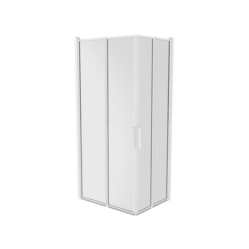 Box doccia 80X80X185H cm in polyglass Goman D0148C/01