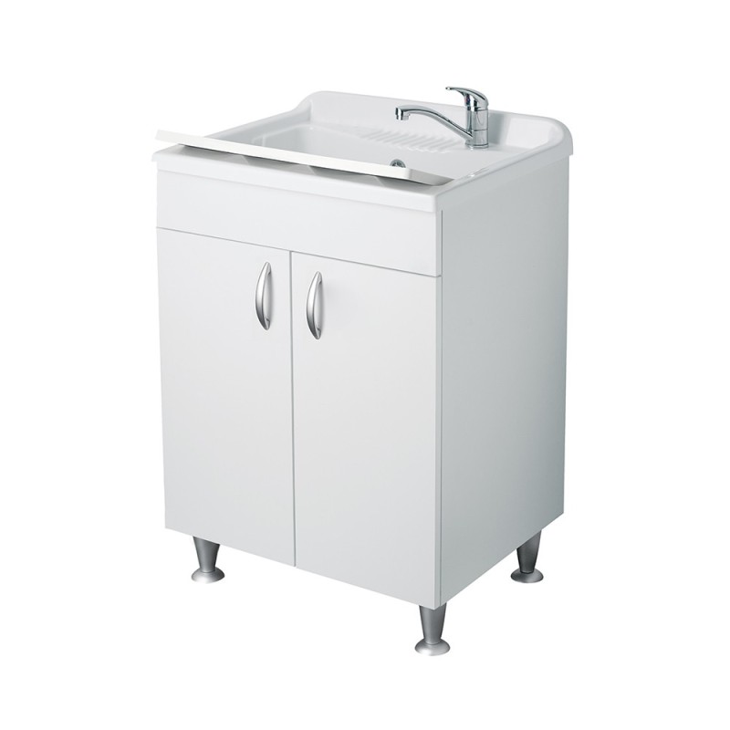 Lavatoio 60x60 cm bianco - Serie Eco Negrari 6007