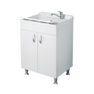 Lavatoio 60x60 cm bianco - Serie Eco Negrari 6007