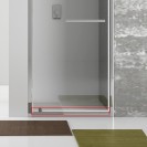 Guarnizione di ricambio inferiore per anta battente 67-71 cm New Plus Idrobric RBGV30025