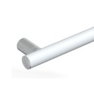 Maniglia di sicurezza 50cm bianca opaca con dettagli cromati - Serie Mia Goman MIA-M50/30
