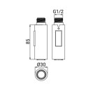 Doccetta di ricambio per miscelatori lavello 2 getti Idrobric BLIDOC0178CR