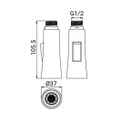 Doccetta di ricambio per rubinetti lavello a due getti. Idrobric BLIDOC0179CR