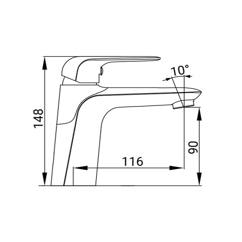 Livina idrobric miscelatore per lavabo Idrobric SCARUB0497CR