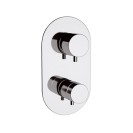 Rubinetto termostatico doccia con deviatore a tre vie e sette posizioni - serie minimal thermo Remer NT937