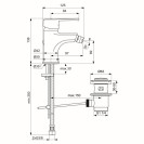 Rubinetto bidet Ideal Standard cromato - Serie Idealstream Ideal Standard SCARUB0983CR