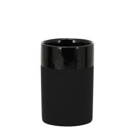 Bicchiere nero in ceramica - serie Black Aquasanit QH9100NE