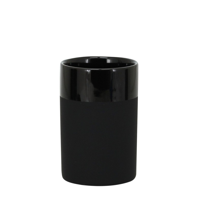 Bicchiere nero in ceramica - serie Black Aquasanit QH9100NE