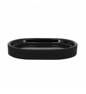 Portasapone nero in ceramica - Serie Black Aquasanit QH9110NE