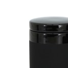 Barattolo porta cotone nero con coperchio - serie Black Aquasanit QH9160NE